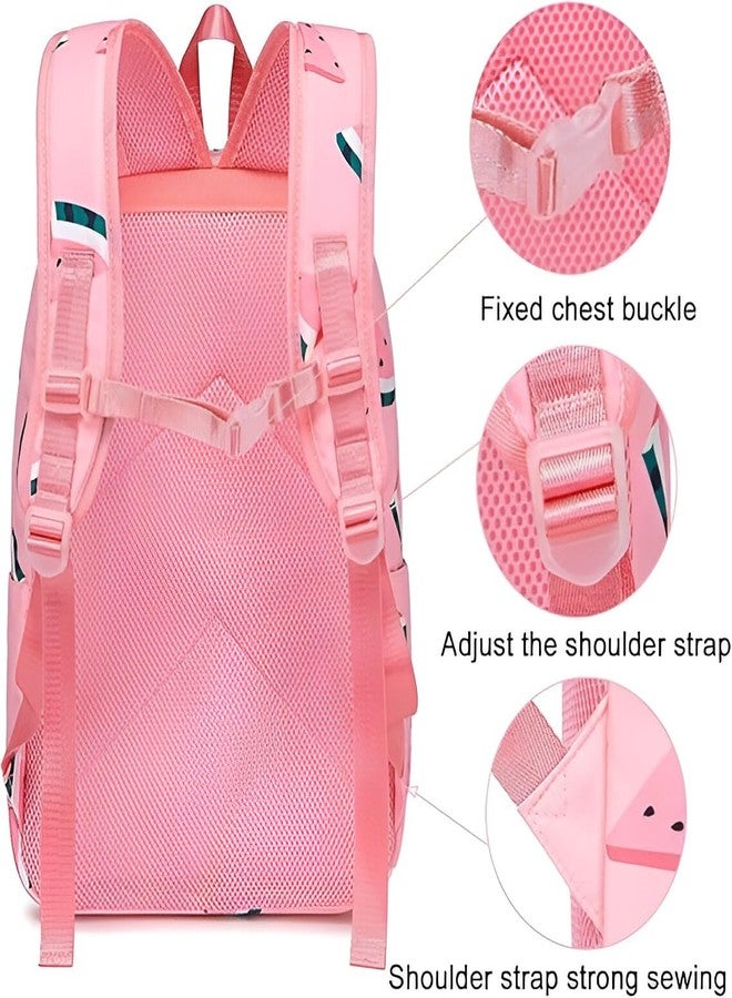 QBLYN 16-Inch Kids Backpack for Boys & Girls,Preschool Backpack for Kids Girls Small Backpack Purse Kindergarten School Book bags for Toddler Travel,Perfect for School Backpack (Watermelon) - Image 3